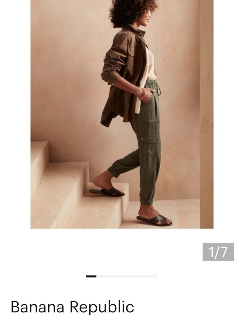 🌟Banana Republic Dark Olive Green Womens  Cargo Pants🌟